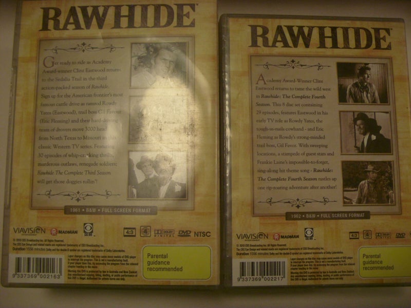 Rawhide - The Complete First, Third, Fourth, Sixth & Seven Seasons64548525248899114