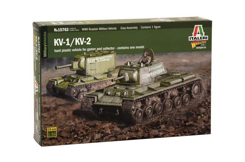 Italeri 15763 1/56 WARLORD GAMES KV1/KV2 Carousel 1