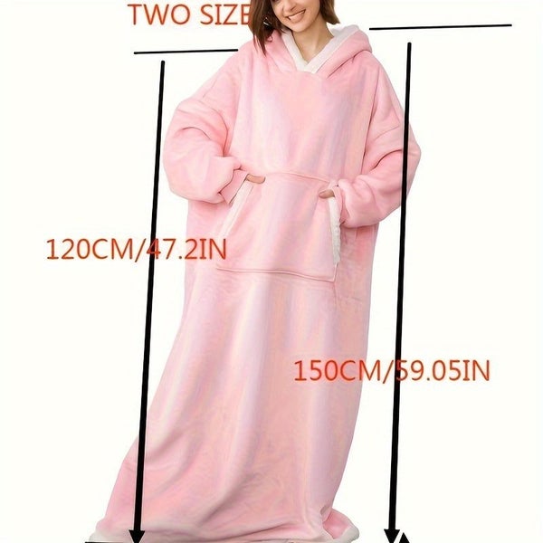 NNETM Oversized Hooded Fleece Blanket for Adults Carousel 3