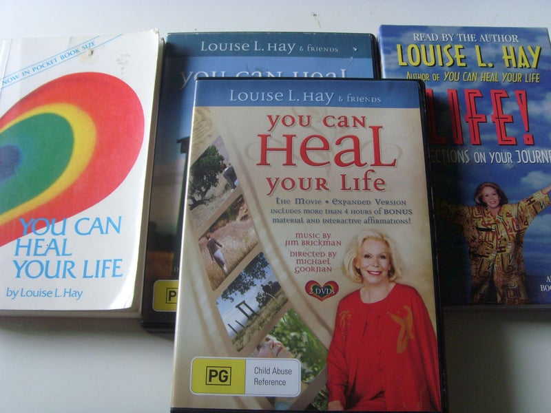 Louise L. Hay x 5 You Can Heal Your Life & The Movie, Book, & Audio Tape Life!64559413670017111