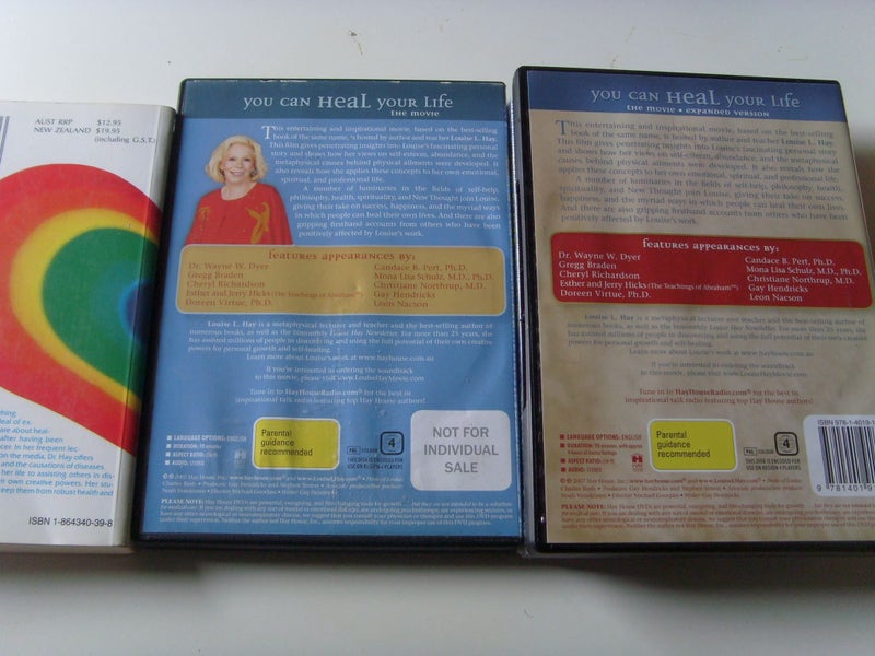 Louise L. Hay x 5 You Can Heal Your Life & The Movie, Book, & Audio Tape Life!64559413670017114