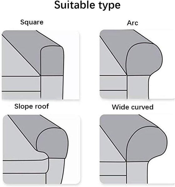Armrest Covers Sofa Arm Protectors Armchair Cover 1 Pair Carousel 2