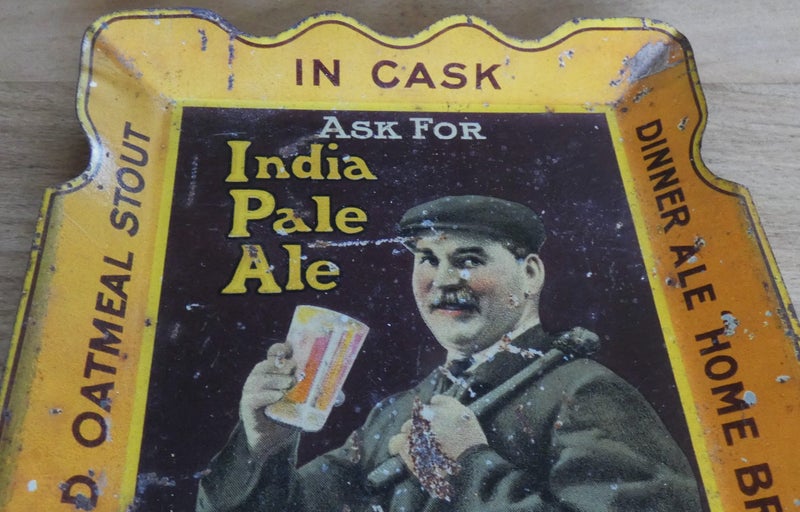 The BATH Brewery Ltd. Advertising Ashtray Tinplate Litho Circa 1899 -1923 RARE! Carousel 2