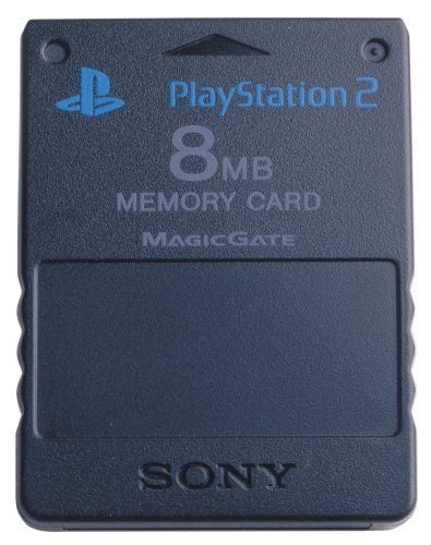 \\PS2// Sony Black 8mb memory card Carousel 1