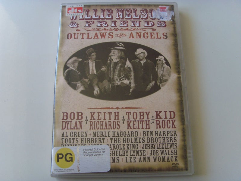 Willie Nelson & Friends Outlaws Angels Bob Dylan Keith Richards Kid Rock Toby