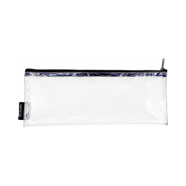 OSC Clear PVC Pencil Case 34x13.5cm with Zipper PC-CLEAR Carousel 1