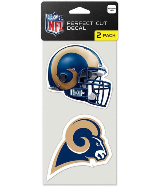 WinCraft Unisex LA Rams 2 Pack Decal Souvenir, NWT Carousel 1