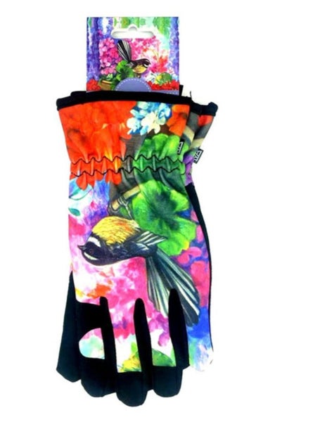 Gardening Gloves - Fantail and Flowers Carousel 1