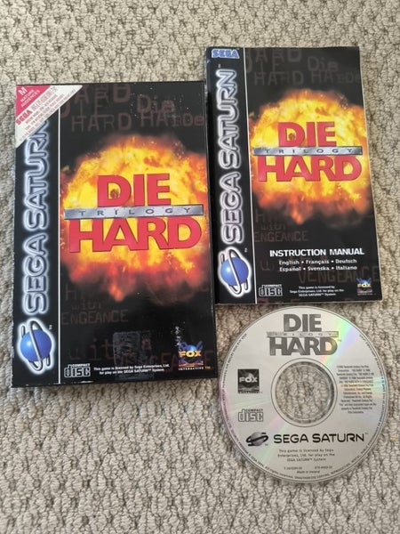 Die Hard Trilogy PAL Sega Saturn Carousel 1