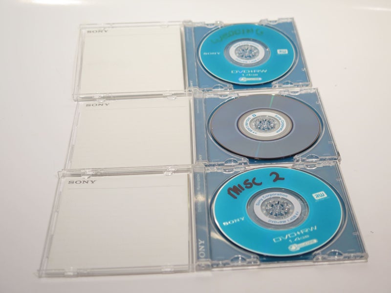 3 X MiniDVD 1.4GB 8cm Video DVD-R for Sony Panasonic Handycam Camcorder Carousel 1