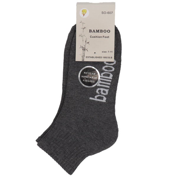 6x Mens Bamboo Socks Ankle Low Cut Soft Cushion Odor Sweat Resistant Work Spo... Carousel 1