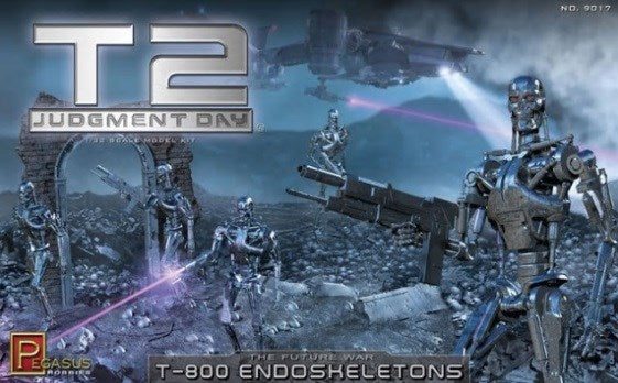 Pegasus Hobbies 9017 1/32 Terminator 2: Judgment Day - T-800 Endoskeletons Carousel 1