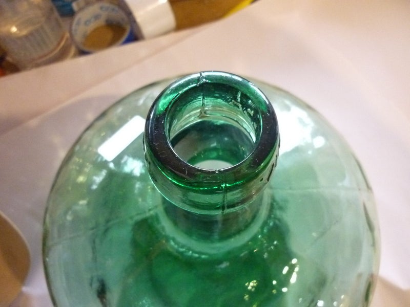 GREEN GLASS CARBOUY. 10 LITRE Carousel 5