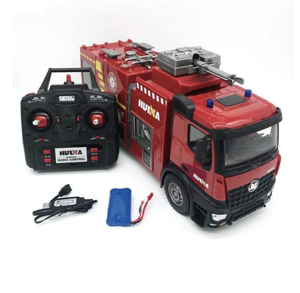 Huina 1562 1/14 2.4G RC Fire Truck water cannon Carousel 2