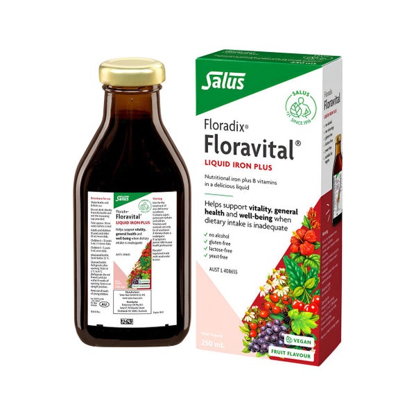 Floradix Floravital Liquid Iron Plus Oral Liquid 250ml Carousel 1
