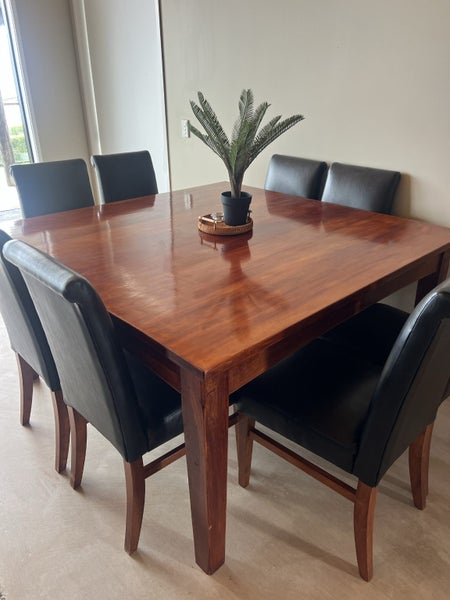 Rimu Dinning Table with 10 Chairs63907388654465112