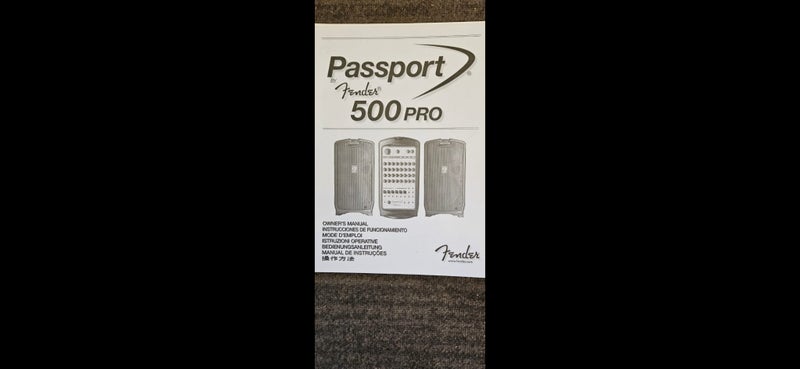 Fender passport sound system63907603305347110