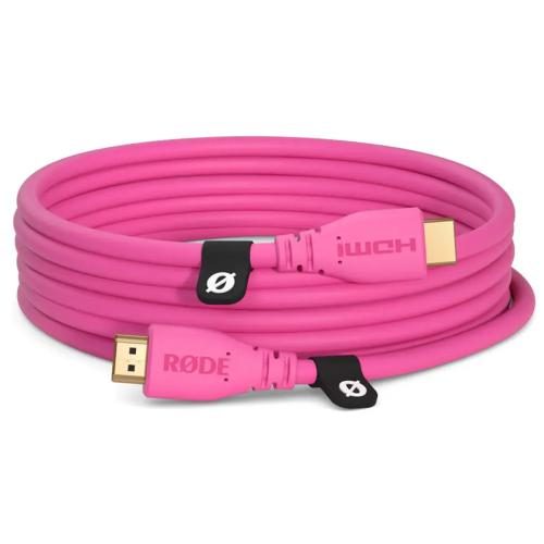 RODE 2.1 Premium High Speed HDMI Cable With Ethernet - Pink - 3m Carousel 1