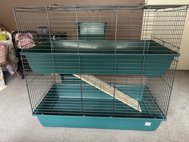 ##RABBIT/GUINEA PIG 2 LEVEL CAGE## Carousel 1