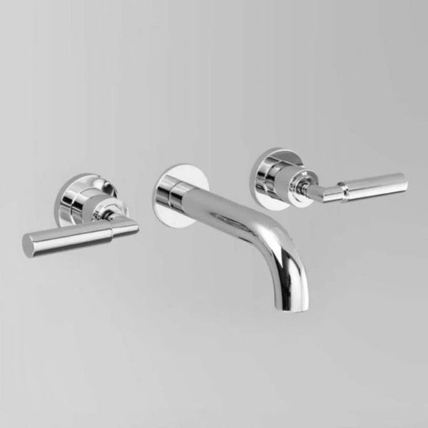 Ex Display Astra Walker Icon + Lever Wall Set with 200mm Spout | Chrome Carousel 1