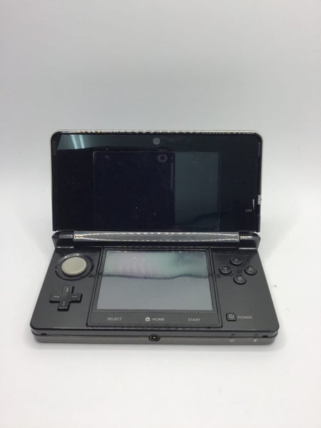 * Black Nintendo 3DS Console w/ 2GB SD Card, Cradle & Case! * Carousel 2