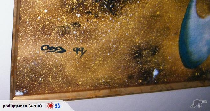 RMS TITANIC Painting Water Colour ORIGINAL Surrealistic AWESOME Signed ART WORK64351025543426114