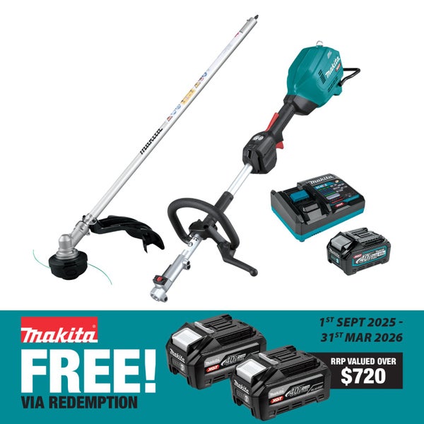 Makita XGT Multi-Function Power Head with Line Tri Carousel 1