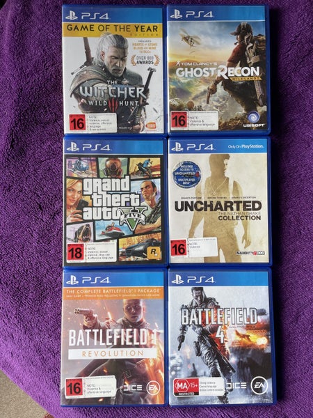 6 Assorted PS4 Games Carousel 1