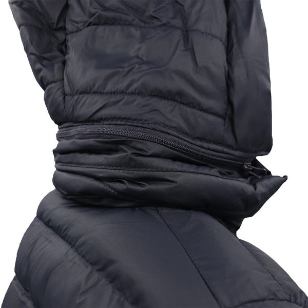 Women's Longline Padded Hooded Jacket Puffer Puffy Quilted Windproof Zip Coat... Carousel 13
