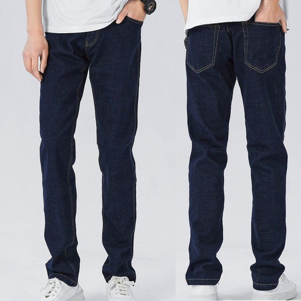 Men's Original Fit Straight Leg Jeans 5 Pocket Flex Denim Stretch Cowboy Cut ... Carousel 1