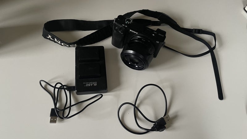 Sony a6300 Mirrorless Camera + 35mm f/1.8 OSS Lens + Extra Batteries63911417785090114