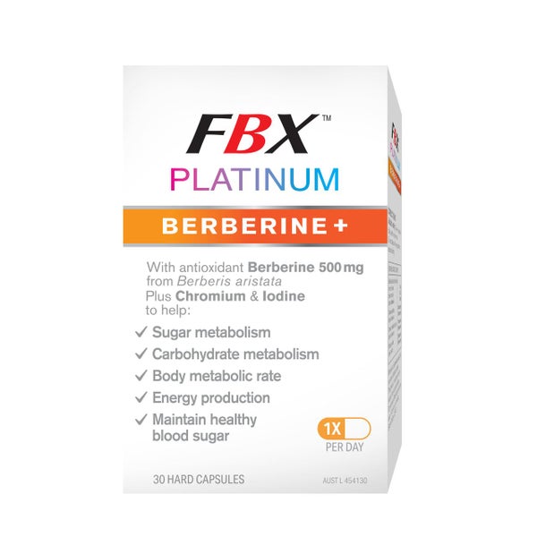 FBX Platinum Berberine Capsules 30 Carousel 1