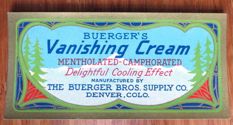 2x Antique cosmetics & perfume labels - from the early 1900s Carousel 2