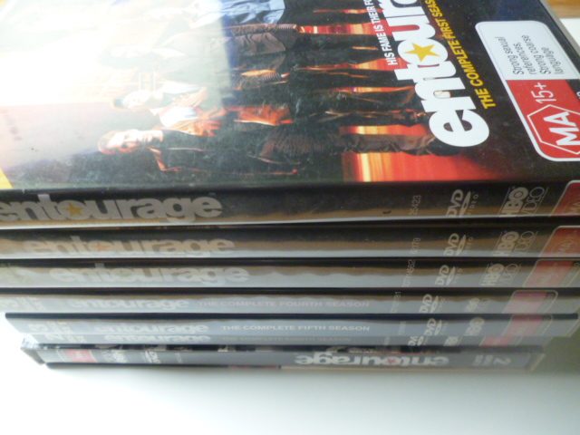Entourage x 6 Seasons 1, 2, Three 1, Three 2, Fourth, Fifth, Eighth 18 x DVDs64448812166401110