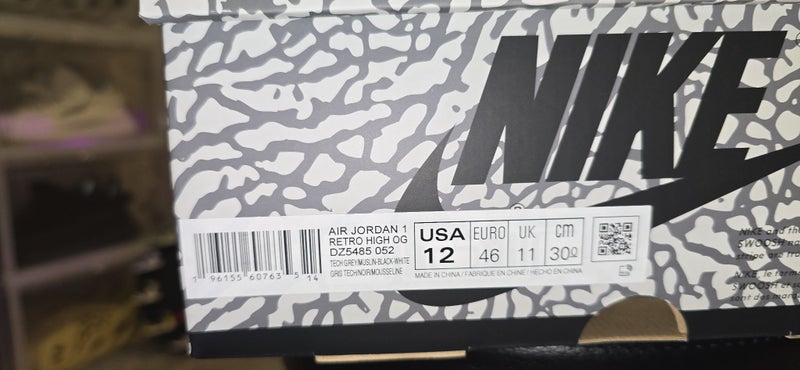 Jordan 1 High Size 12 DS Brand New OG Elephant Print Carousel 6