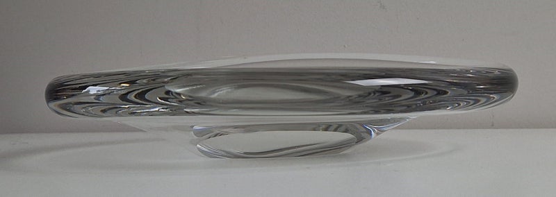 +++ STYLISH SCULPTURAL " DARTINGTON " CENTERPIECE GLASS BOWL +++ Carousel 1