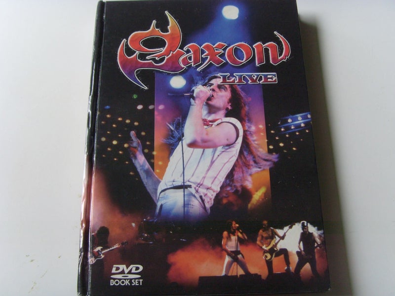 Saxon Live DVD and Book Set Unauthorized