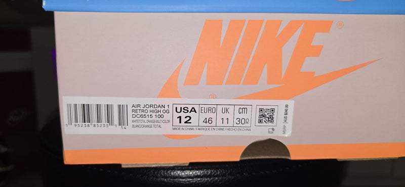 Jordan 1 High OG Prototype Size 12 DS Brand New Carousel 9
