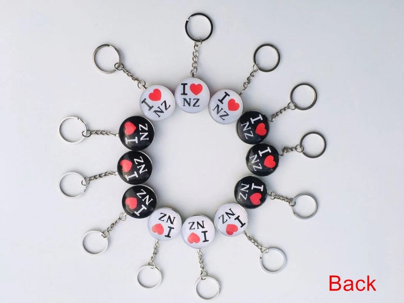 12 Pcs of NZ Souvenirs Key Rings Carousel 2