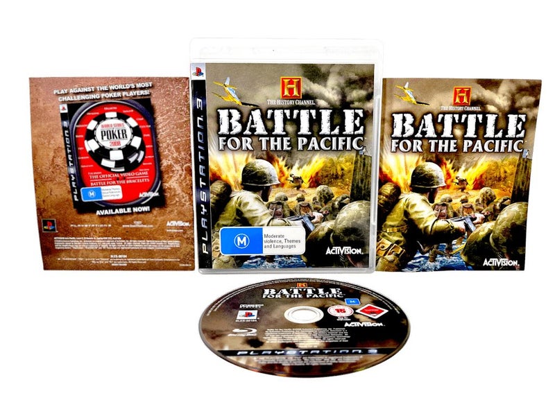 The History Channel: Battle for the Pacific (PS3 - RARE) *MINT COMPLETE* Carousel 5