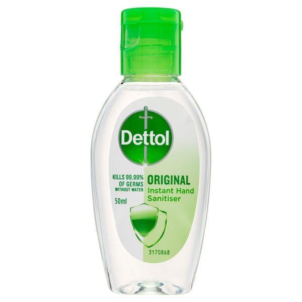 Dettol Healthy Touch Liquid Antibacterial Instant Hand Sanitiser 50mL Carousel 1