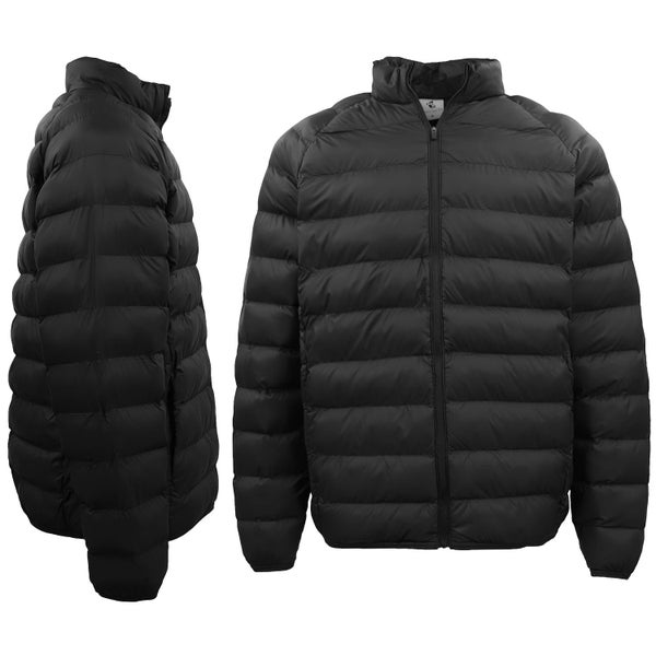 Men's Lightweight Puffer Jacket Winter Puffy Quilted Padded Windproof Zip Coa... Carousel 1
