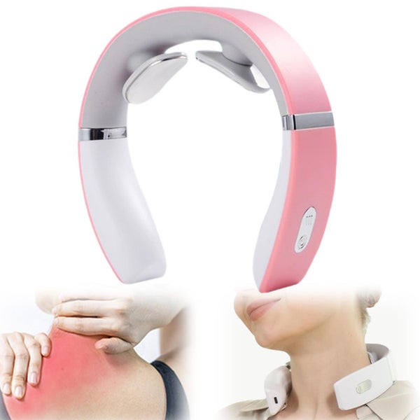 4-Head Electric Neck Massager 16-Level Muscle Relaxation Carousel 1