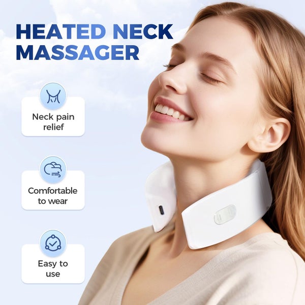 4-Head Electric Neck Massager 16-Level Muscle Relaxation Carousel 2
