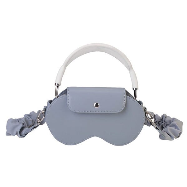 Elosung Blue Chic Pu Leather Crossbody Storage Bag For Apple Airpods Max Protect Carousel 1