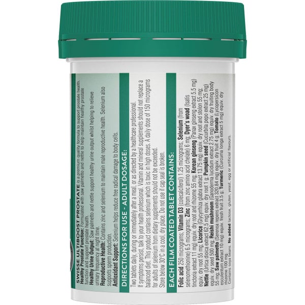 Swisse Ultiboost Prostate 50 Tablets Carousel 2
