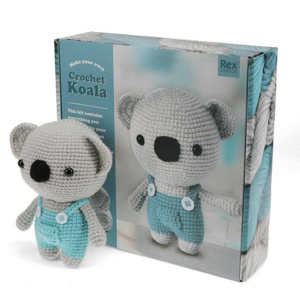 Rex Make Your Own Crochet Koala Kit Carousel 1