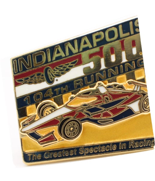 Indy 500 Unisex 104th Running Pins Brooch Souvenir, NWT Carousel 1