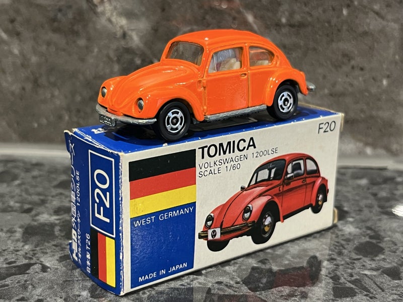 VOLKSWAGEN BEETLE (Orange) Tomica Made in JAPAN #12 Carousel 2