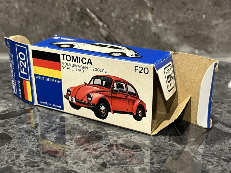 VOLKSWAGEN BEETLE (Orange) Tomica Made in JAPAN #12 Carousel 9